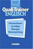 Quali-Trainer Englisch - Hauptschule Bayern &Uuml;bungsheft zur Vorbereitung auf den qualifizierenden Abschluss - Informationen - 