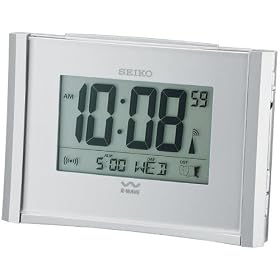 Seiko Radio Controlled Bedside Alarm Clock by Seiko