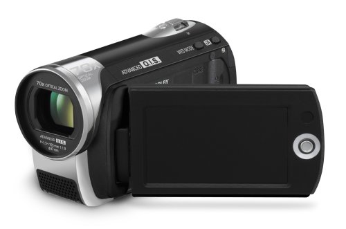 Panasonic SDR-S26 EG-K SD-Camcorder (SD/SDHC-Card, 70-fach opt. Zoom, 6,9 cm (2,7 Zoll) Display) schwarz