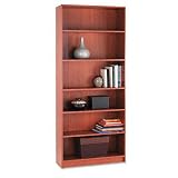 1890 Series Bookcase, 6 Shelves, 36W X 11-1/2D X 84H, Henna Cherry (HON1897J)