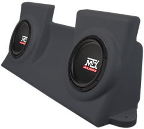 MTX ThunderForm Subwoofer Enclosure (CHARCOAL) for FORD F-150 Regular Cab Pickup 1997-2003 UNLOADED for 2-10" Subs FRP20CU