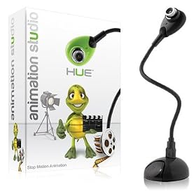Studio d'animation Hue (Noir): kit complet d'animation image par image; cam�ra incluse ; fonctionne en Windows et Mac OS X