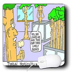 Londons Times New Release Funny Cartoons - Horticulture Divorce Trials - Mouse Pads