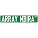 New  Array Mbira St .  Street Sign Instruments