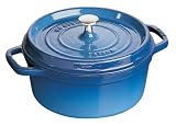 Staub Round 5-Quart Cocotte, Blue