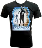 ORIGINAL Vintage 1978 Universal Studios Battlestar Galactica TV PROMO CYLON RAIDER Iron-On T-Shirt