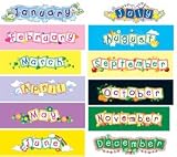CLASSROOM TITLES GINGHAM 12 MONTHS