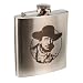 Vandor John Wayne Stainless Steel Flask 6 oz