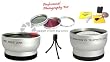 Digital 2x Telephoto & Wide Angle Lens + 3pc Filter Kit for Panasonic Lumix DMC FZ50 FZ30 FZ5 FZ4