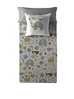 COSTURA Juego De Sábanas Zooland (Gris)