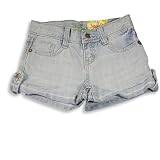 Jade - Girls Denim Shorts, Light Blue Wash