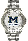 Michigan Wolverines- (University of) Mens Sports Steel Watch