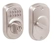 Schlage BE365VPLY626 Plymouth Keypad Deadbolt, Satin Chrome