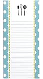 C.R. Gibson CM1-14120 Kitchen Gear Magnetic Shopping List Pad, Multicolor