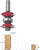 Freud 99-028 Variable Double Corner Round Router Bit with 1/2-Inch Shank