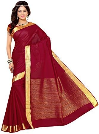 Alankrita Kanchipuram Art Crepe Silk Saree Maroon