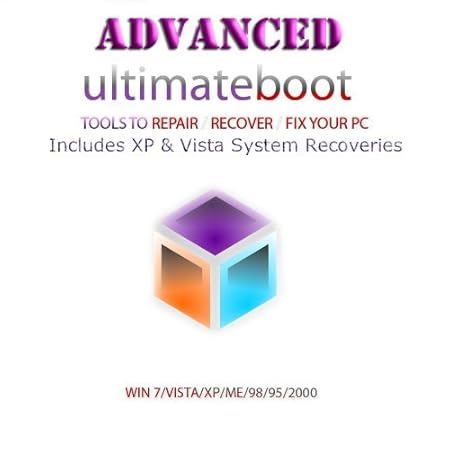 Advanced Ultimate Boot CD / Disc Recovery Repair DOS Windows 7 XP Vista 95 98 - NEW 2012 Version 4.0