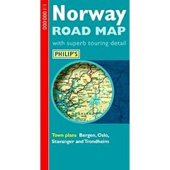 Philip's Road Map: Norway (Philip's European road maps)