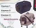 Cayman 3 Pet Carrier Lrg Blue - Large