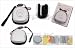 Fpuk - Silver Sony Psp Umd Disc & Memory Card Holder Carry Case Bag Holder
