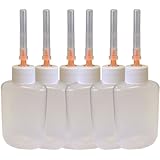 Applicator Bottle with 25ga Stainless Steel Needle - 6 Pack