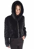 Hooded Zippered Sculptured Jacket - 20