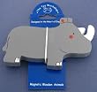 Magnetic Wooden Rhino Magnet by The Toy Workshop