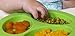 oogaa Silicone Baby and Toddler Divided Plate - Green