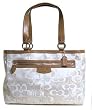 Coach Penelope Optic Signature White Multifunction Tote Bag 15121
