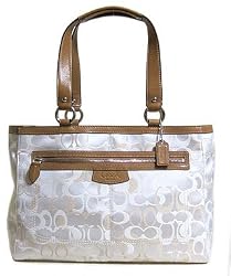 Coach Penelope Optic Signature White Multifunction Tote Bag 15121