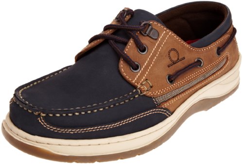 Chatham Marine Men's Yachting Navy/Brown (Walnut) Boat Shoe D1043-110 11 UK, 45 EU