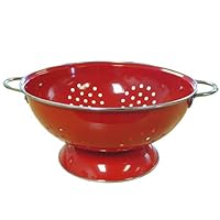 Calypso Basics 7 Quart powder coated  Colander, Red