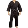 Piranha Gear Karate Gi (Extra Heavyweight), 4/5 sleeves - Black