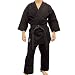 Karate Gi (Extra Heavyweight), 4/5 sleeves - Black