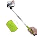 Tontec® Bluetooth Monopod for iPhone with Remote Shutter Button Extendable Self Portraits Selfie Stick Pole for iPhone 6, 6 Plus 5 5S 5C 4S 4 Samsung Galaxy S5 S4 S3 (Green)