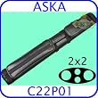 Billiard Pool Cue Case 2x2 Black