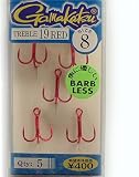 がまかつ(Gamakatsu) TREBLE19 特注品(5本入り) RED #8