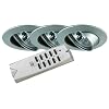 Paulmann 98741 Profi Einbauleuchten Set Funk schwenkbar Chrom matt