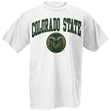 Colorado State Rams White Bare Essentials T-shirt at Football Fanatics