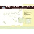 Baby's First Year (Contemporary) Gender Neutral Baby's First Year Sticker Calendar (Undated)