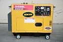 New Newton 6000 Watt Silent Enclosure Diesel Generator 120/240v - Key Start