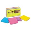 3M Post-It Super Sticky Notes, 3 X 3, Five Ultra Colors, 12 90-Sheet Pads/Pack