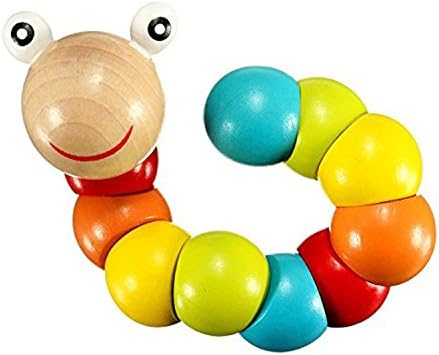 Baby's Adorable Hungry Caterpillar Toy with Bright Color and Variety Modeling Good for Early Education(good for gifts)