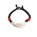 Brazilian Polished Agate, Black Onyx, and Semi Precious Gemstone ID Bracelet