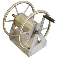 Liberty Garden Products 703-S2 3-In-1 200-Foot Capacity Multi-Purpose Steel Garden Hose Reel Stainless
