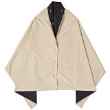(ベネトン)Benetton リバーシブル レインカバー レインストール ベージュ/ブラック