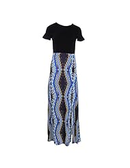 Crepe/Jersey/Polyester/Ponte/Rayon/Spandex Chevron Print Maxi Dress 