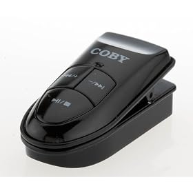 Coby MP-C582 Clip MP3 Player 1 GB - Black