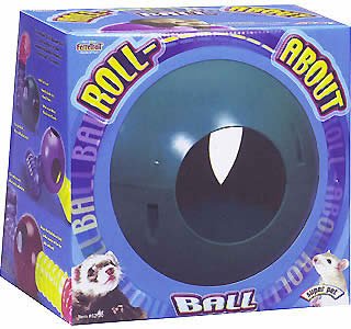Super Pet FerreTrail Roll-About Ball Toy, Colors 