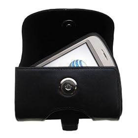 Horizontal Leather Case with Belt Clip / Loop for the HTC 3G UMTS PDA Phone